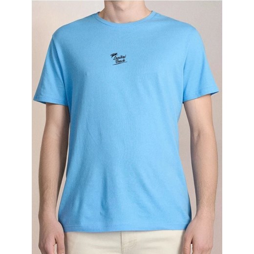 Sinsay - Koszulka - niebieski ze sklepu Sinsay w kategorii T-shirty męskie - zdjęcie 185804252