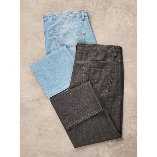 Reserved - Jeansy straight fit - niebieski ze sklepu Reserved w kategorii Jeansy męskie - zdjęcie 185805273