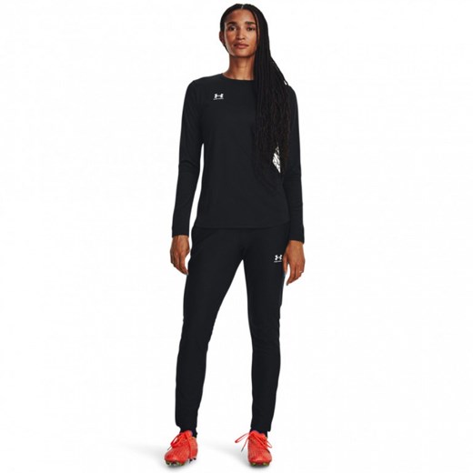 Damskie spodnie do piłki nożnej Under Armour UA W's Challenger Pique Pant - czarne ze sklepu Sportstylestory.com w kategorii Spodnie męskie - zdjęcie 185805462