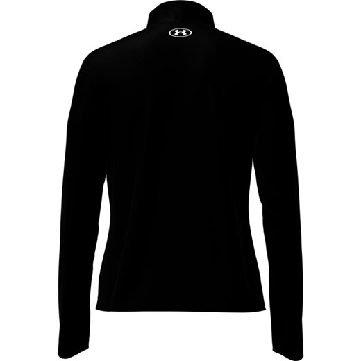 Damska bluza treningowa Under Armour UA Tech WM Tape Half Zip - czarna ze sklepu Sportstylestory.com w kategorii Bluzy damskie - zdjęcie 185805902