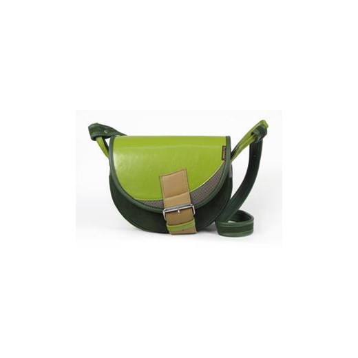 Torba skórzana Słoń Torbalski S-Cool Freshman Mini 00-390-0707-S162 zielona royal-point z zamkiem
