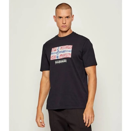 Napapijri T-shirt S-DRAPEAU SS | Relaxed fit ze sklepu Gomez Fashion Store w kategorii T-shirty męskie - zdjęcie 185806274