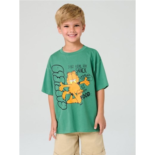 Sinsay - Koszulka Garfield - zielony ze sklepu Sinsay w kategorii T-shirty chłopięce - zdjęcie 185811814