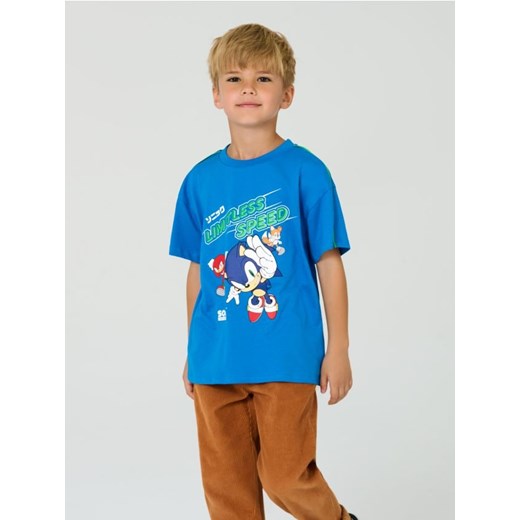 Sinsay - Koszulka Sonic the Hedgehog - mid blue ze sklepu Sinsay w kategorii T-shirty chłopięce - zdjęcie 185811921
