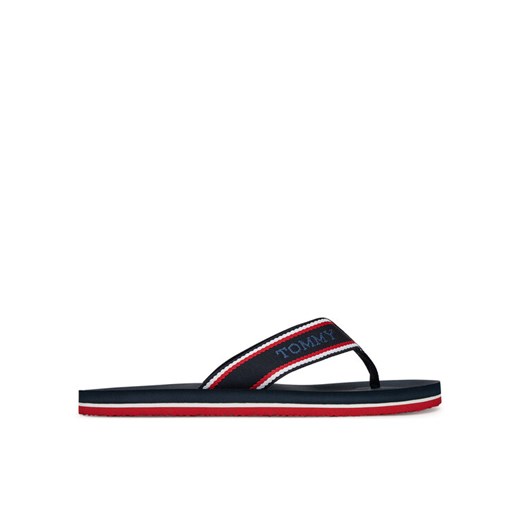 Japonki Tommy Hilfiger Comfort Hilfiger Beach Sandal FM0FM05510 Granatowy ze sklepu eobuwie.pl w kategorii Klapki męskie - zdjęcie 185813081