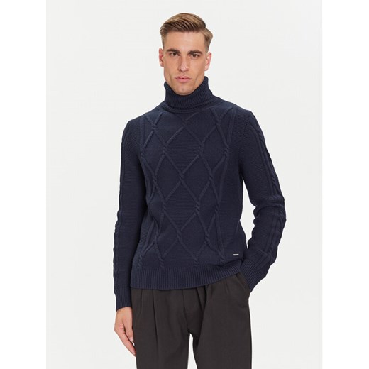 JOOP! Golf 17 JK-17Liono 30047360 Granatowy Modern Fit ze sklepu MODIVO w kategorii Swetry męskie - zdjęcie 185813491