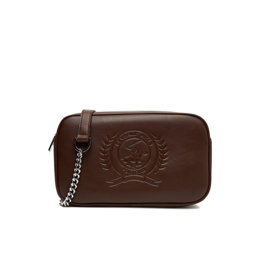 Torebka Beverly Hills Polo Club C-BHPC-L-010-08 Brązowy ze sklepu eobuwie.pl w kategorii Listonoszki - zdjęcie 185816724
