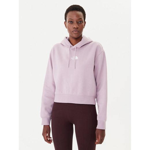 The North Face Bluza Essential NF0A89EX Fioletowy Regular Fit ze sklepu MODIVO w kategorii Bluzy damskie - zdjęcie 185816972
