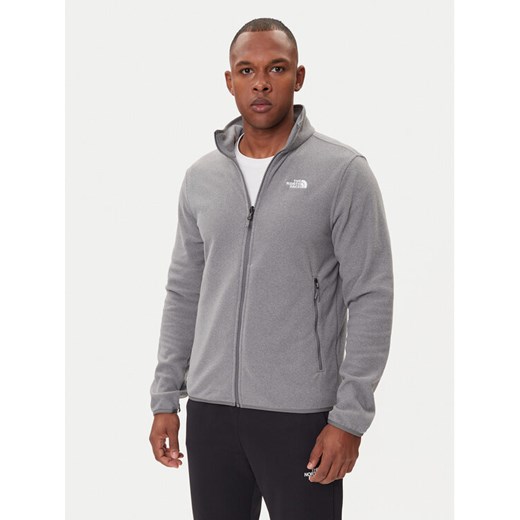 The North Face Polar Glacier NF0A8D0R Szary Regular Fit ze sklepu MODIVO w kategorii Bluzy męskie - zdjęcie 185816973