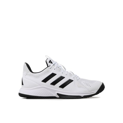 adidas Buty halowe Bukatsu Shoes HR0626 Biały ze sklepu MODIVO w kategorii Buty sportowe męskie - zdjęcie 185816994