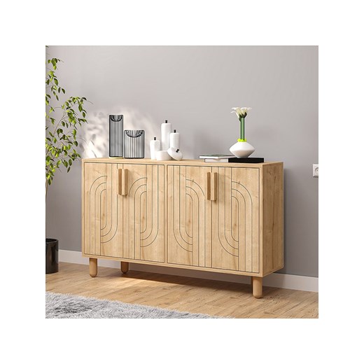 Scandinavia Concept Komoda &quot;Rodney&quot; w kolorze jasnobrązowym - 120 x 73 Scandinavia Concept onesize promocja Limango Polska