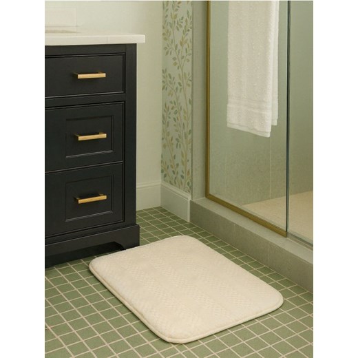 Sinsay - Dywanik łazienkowy - kremowy ze sklepu Sinsay w kategorii Dywaniki łazienkowe - zdjęcie 185818830