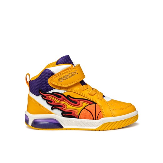 Sneakersy Geox J Inek J569CC 05411 C2295 M Żółty ze sklepu eobuwie.pl w kategorii Buty sportowe dziecięce - zdjęcie 185819482
