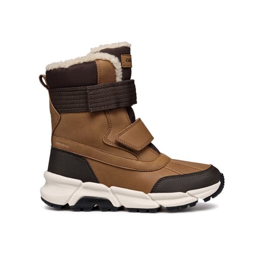 Śniegowce Geox J Flexyper Plus Boy J46LCF 0MEFU C6780 M Brązowy ze sklepu eobuwie.pl w kategorii Buty zimowe dziecięce - zdjęcie 185819483