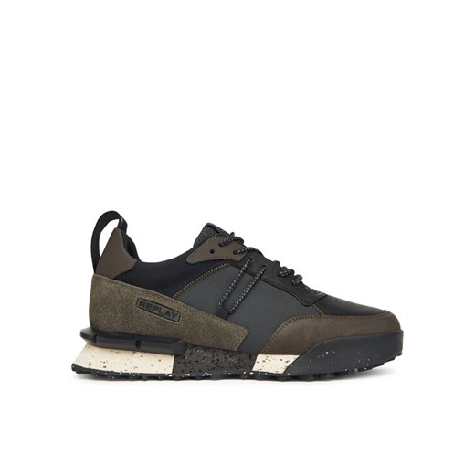 Sneakersy REPLAY Field M GMS1P .000.C0064L Czarny ze sklepu eobuwie.pl w kategorii Buty sportowe męskie - zdjęcie 185819513