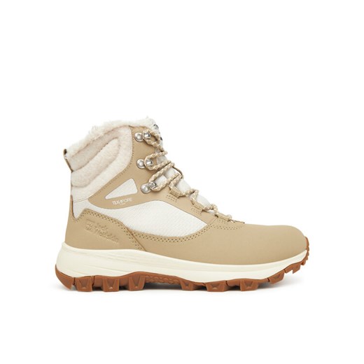 Trekkingi Jack Wolfskin Everquest Texapore High 4053591 Beżowy ze sklepu eobuwie.pl w kategorii Buty trekkingowe damskie - zdjęcie 185819610