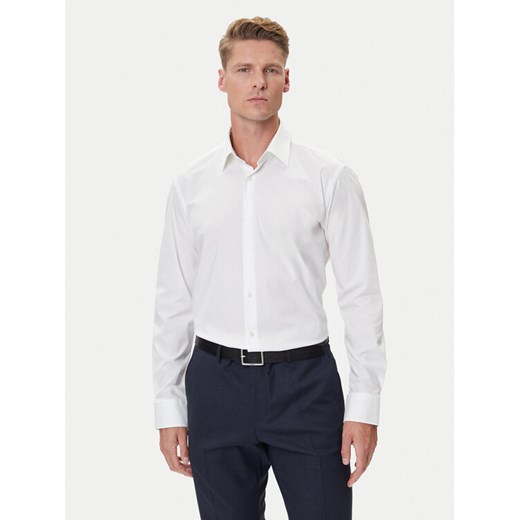 BOSS Koszula H-Joe 50549923 Biały Regular Fit ze sklepu MODIVO w kategorii Koszule męskie - zdjęcie 185820413