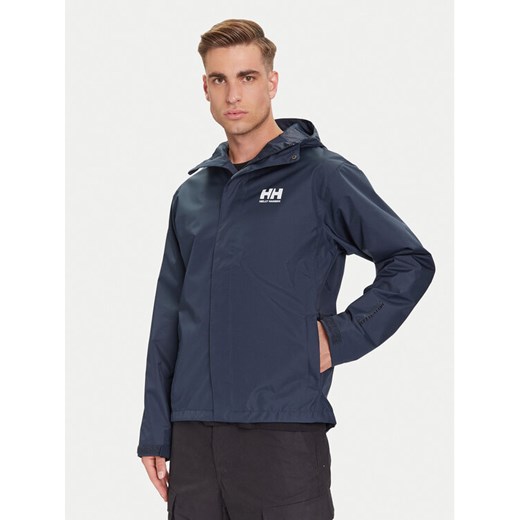Helly Hansen Kurtka przeciwdeszczowa Seven 62047 Granatowy Regular Fit ze sklepu MODIVO w kategorii Kurtki męskie - zdjęcie 185820492