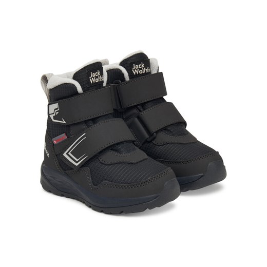 Jack Wolfskin Śniegowce Polar Bear-b Texapore Mid Vc K A62144 Czarny ze sklepu MODIVO w kategorii Buty zimowe dziecięce - zdjęcie 185820531