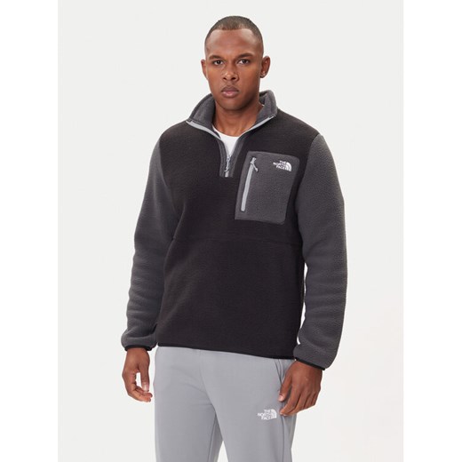 The North Face Polar Yumiori NF0A883S Czarny Regular Fit ze sklepu MODIVO w kategorii Bluzy męskie - zdjęcie 185820541