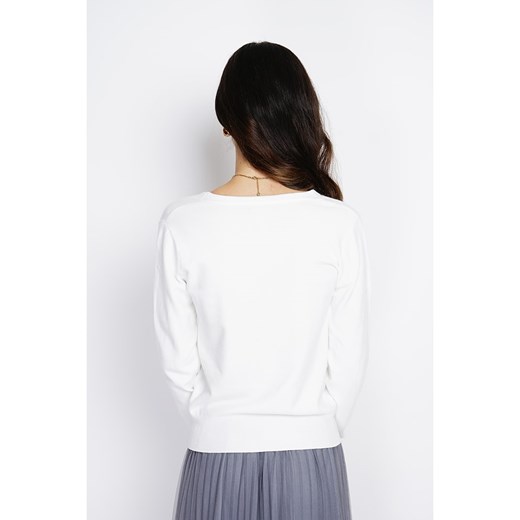 ASSUILI Kardigan w kolorze białym 42 wyprzedaż Limango Polska