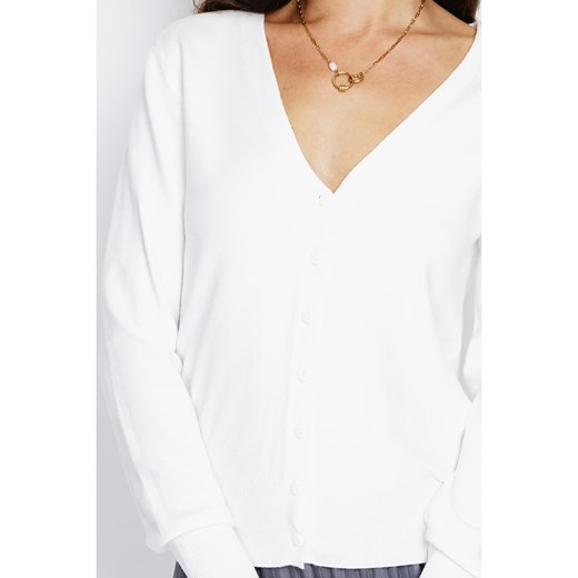 ASSUILI Kardigan w kolorze białym 38 wyprzedaż Limango Polska
