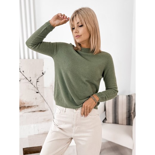 sweter hartfield khaki one size ze sklepu UBRA w kategorii Swetry damskie - zdjęcie 185821914