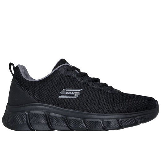 Buty męskie Skechers Bobs Sport B Flex Icy Edge 118109BBK - czarne ze sklepu streetstyle24.pl w kategorii Buty sportowe męskie - zdjęcie 185821981