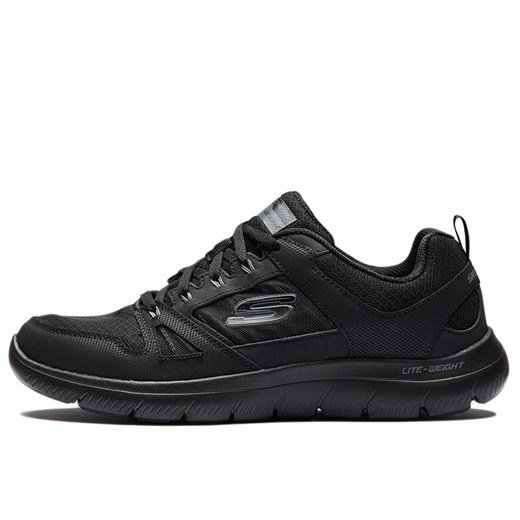 Buty męskie Skechers Summits New World 232069BBK - czarne ze sklepu streetstyle24.pl w kategorii Buty sportowe męskie - zdjęcie 185821983