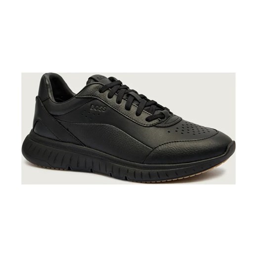 BOSS BLACK Skórzane sneakersy Titanis_Slon_ltgrmx ze sklepu Gomez Fashion Store w kategorii Buty sportowe męskie - zdjęcie 185822740