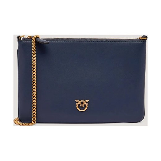 Pinko Skórzana kopertówka FLAT CLASSIC VITELLO SETA ze sklepu Gomez Fashion Store w kategorii Kopertówki - zdjęcie 185822770