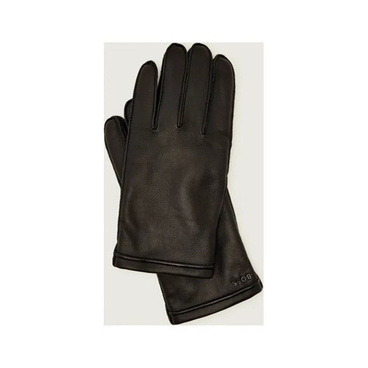 BOSS BLACK Skórzane rękawiczki Kranton-ME | z dodatkiem wełny ze sklepu Gomez Fashion Store w kategorii Rękawiczki męskie - zdjęcie 185822871