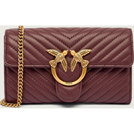 Pinko Skórzana kopertówka/portfel LOVE ONE WALLET C ze sklepu Gomez Fashion Store w kategorii Portfele damskie - zdjęcie 185822934