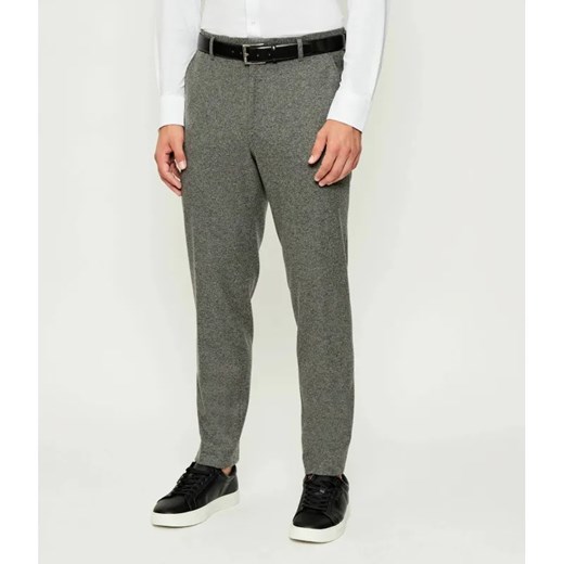 BOSS BLACK Spodnie P-Perin-J-RDS-WG-254 | Tapered fit | z dodatkiem wełny ze sklepu Gomez Fashion Store w kategorii Spodnie męskie - zdjęcie 185825812