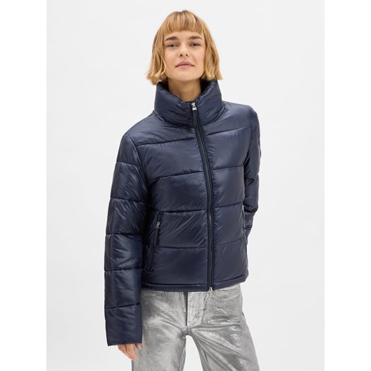 Joop Jeans Damska kurtka puchowa - Opika Kobiety Sztuczne włókno granatowy jednolity ze sklepu vangraaf w kategorii Kurtki damskie - zdjęcie 185826393