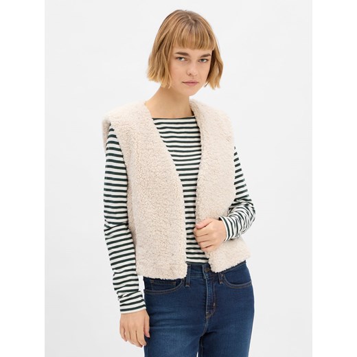 Marie Lund Damska kamizelka pluszowa - Frencie Kobiety écru jednolity Marie Lund 46 vangraaf