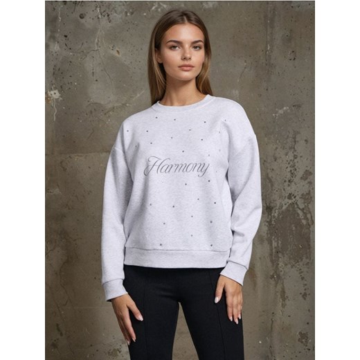 Sinsay - Bluza crewneck z cyrkoniami - Inny ze sklepu Sinsay w kategorii Bluzy damskie - zdjęcie 185828044