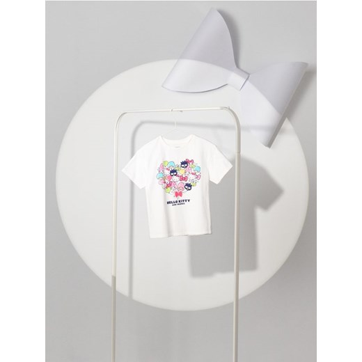Sinsay - Koszulka Hello Kitty - biały ze sklepu Sinsay w kategorii Bluzki dziewczęce - zdjęcie 185828050