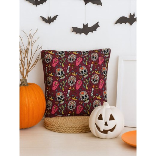 Sinsay - Poszewka na poduszkę z halloweenowym motywem - czerwony ze sklepu Sinsay w kategorii Dom - zdjęcie 185828141