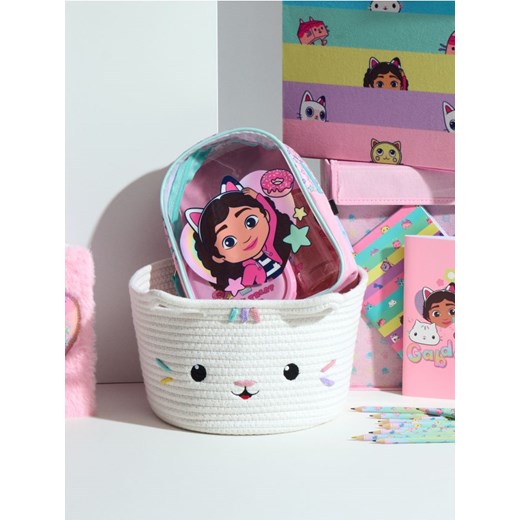 Sinsay - Kosz do przechowywania Gabby's Dollhouse - kremowy ze sklepu Sinsay w kategorii Dom - zdjęcie 185828142