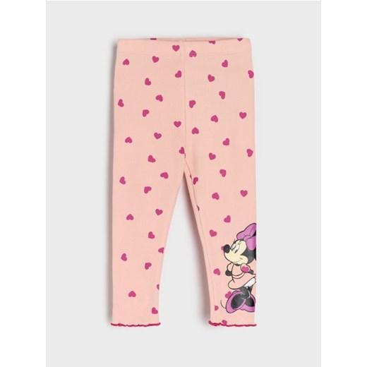 Sinsay - Legginsy Minnie - różowy ze sklepu Sinsay w kategorii Spodnie dziewczęce - zdjęcie 185828163