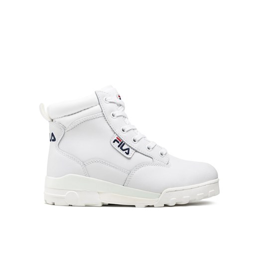Trapery Fila Grunge II L Mid Wmn FFW0216.10004 Biały ze sklepu eobuwie.pl w kategorii Botki - zdjęcie 185828411