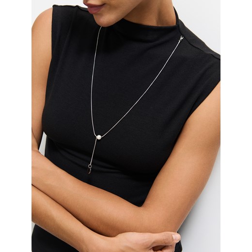 Mohito - Czarna bluzka ze stójką - czarny Mohito S Mohito