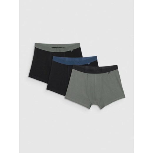 Męskie bokserki (3-pack) 4F 4FRMM00UBXSM068 - multikolor ze sklepu Sportstylestory.com w kategorii Majtki męskie - zdjęcie 185829374