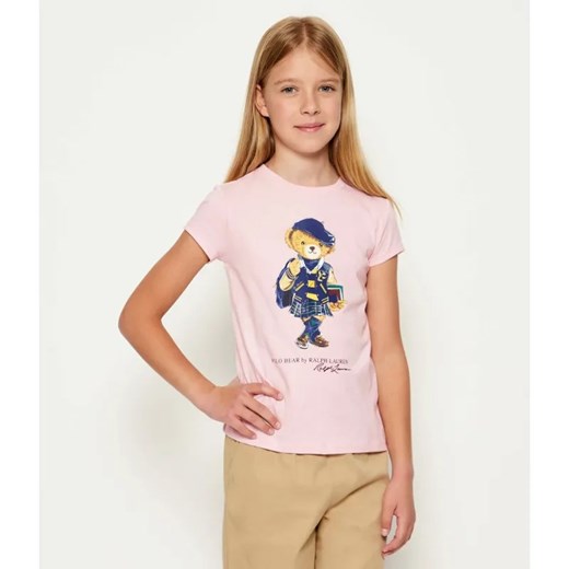 POLO RALPH LAUREN T-shirt Madison | Regular Fit ze sklepu Gomez Fashion Store w kategorii Bluzki dziewczęce - zdjęcie 185829554