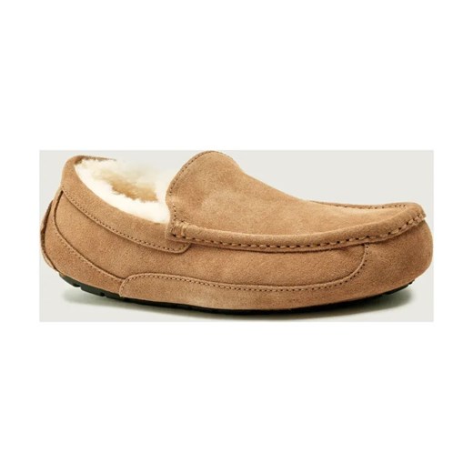 UGG Skórzane obuwie domowe M ASCOT | shearling ze sklepu Gomez Fashion Store w kategorii Kapcie męskie - zdjęcie 185829740