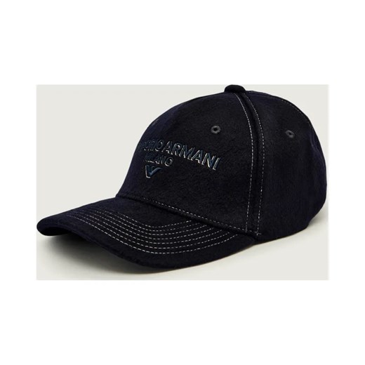 Emporio Armani Wełniana bejsbolówka ze sklepu Gomez Fashion Store w kategorii Czapki z daszkiem męskie - zdjęcie 185829802