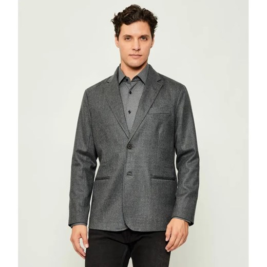 Emporio Armani Wełniana marynarka | Regular Fit ze sklepu Gomez Fashion Store w kategorii Marynarki męskie - zdjęcie 185829851