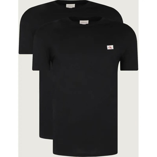 Calvin Klein Jeans T-shirt 2-pack | Regular Fit ze sklepu Gomez Fashion Store w kategorii T-shirty męskie - zdjęcie 185829871