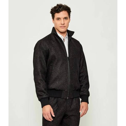 HUGO Kurtka bomber Kapino254X | Modern fit | z dodatkiem jedwabiu ze sklepu Gomez Fashion Store w kategorii Kurtki męskie - zdjęcie 185829881